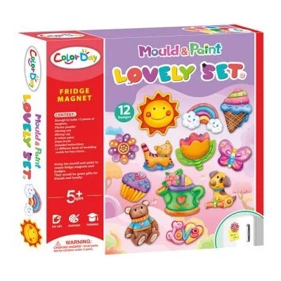 Man Yuk Toys Комплект за изработване на магнити за хладилник - любимите играчки на малките момичета