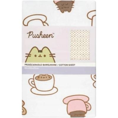 Carbotex Prostěradlo bavlněné s gumou PUSHEEN 90x200x25