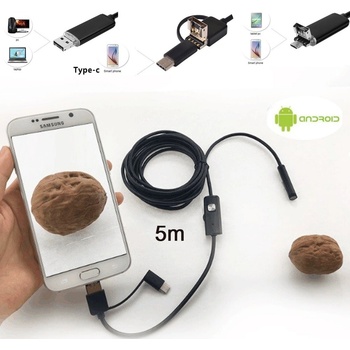 Inspekční kamera endoskop USB Windows, Android, Micro USB