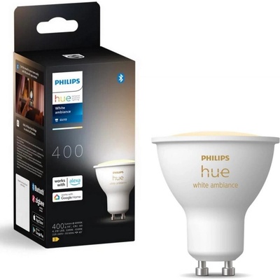Philips LED Stmievateľná žiarovka Hue WHITE AMBIANCE GU10/4,2W/230V 2200-6500K