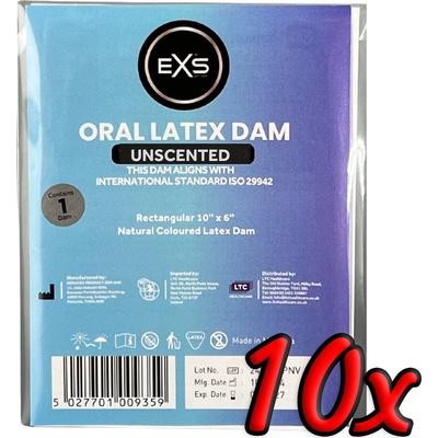 EXS Oral Dam Natural 10 ks