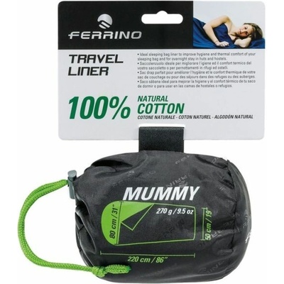 Ferrino Travel Liner Mummy White