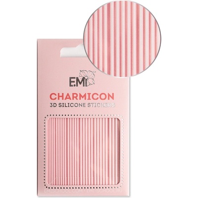 E.Mi Charmicon 3D Silicone Stickers 163 Lines White samolepka – Zbozi.Blesk.cz
