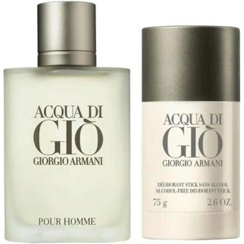 Giorgio Armani Acqua di Giò Eau de Toilette мъжки комплект 100 мл + дезодорант стик 75 г