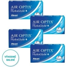 Alcon Air Optix plus HydraGlyde 6 čoček balení 3+1 zdarma