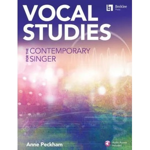 Vocal Studies for the Contemporary Singer - Book with Online Audio by Anne Peckham (ISBN: 9780876392164)
