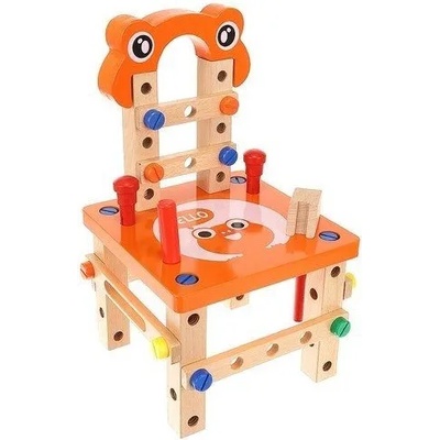Kruzzel Детска игра Kruzzel - Стол за сглобяване, 54 части (KRU9441)