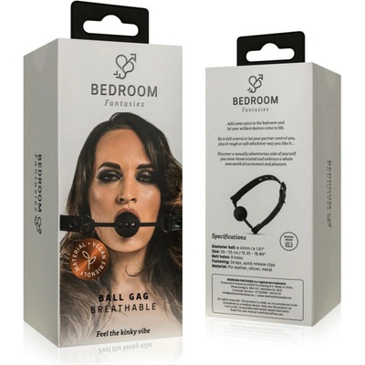 Bedroom Fantasies Breathable Ball Gag roubík do pusy s otvory