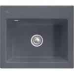 Villeroy & Boch Subway 60 - Керамична мивка 60x51 см, CeramicPlus, графит 330901i4 (330901i4) Мивка за вграждане