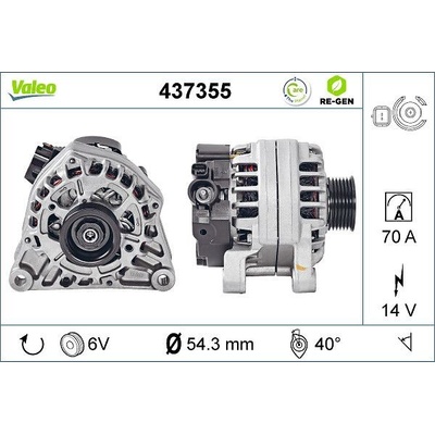 VALEO 437355 generátor (437355)