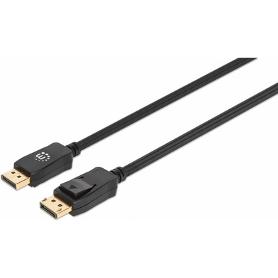 Manhattan Кабел Manhattan 353618, от DisplayPort(м) към DisplayPort(м), 8K@60Hz, 2m, черен (353618)