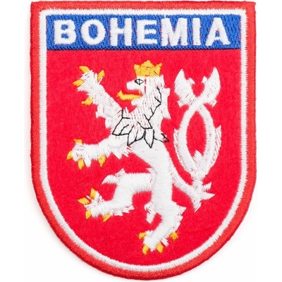 Nášivka Lev Bohemia nápis