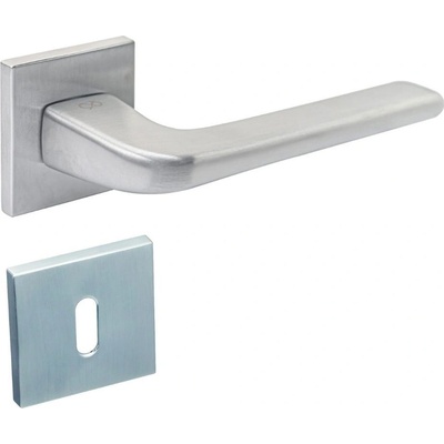 Infinity Line Premium Solo KSO M700 chrom mat - klika ke dveřím s – WC – kličkou Kov, Chrom mat