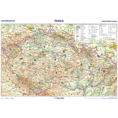 Česko Vlastivědná mapa