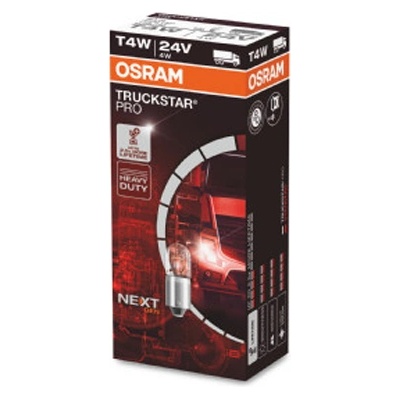 OSRAM Крушка osram t4w, 24v, 4w, 10 броя