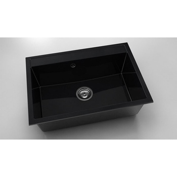 Image 1 of FAT Мивка Vanguard 231, Polymer marble, 12 Черен гранит, с включен сифон