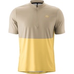 Gonso Фланелка с къс ръкав за колоездене Gonso Adventure Jersey Halfzip Cycling jersey - Yellowfinch / Jonesboro - размер M (056-4107-0412)