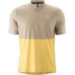 Gonso Мъжка фланелка с къс ръкав за колоездене Gonso Adventure Jersey Halfzip Cycling jersey - Yellowfinch / Jonesboro - размер M (056-4107-0412)