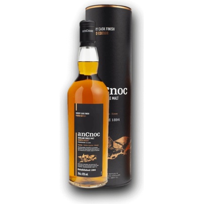 anCnoc Sherry Cask Finish Peated Edition 43% 0,7 l (tuba)