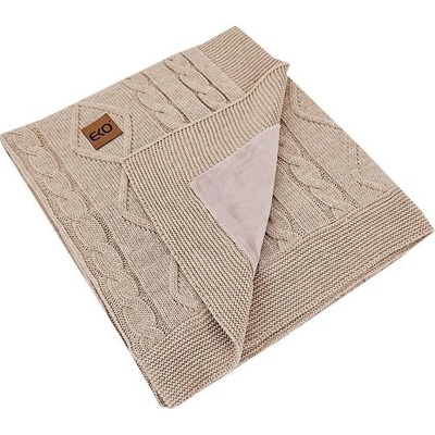 EKO Deka kašmírová s velurovou podšívkou Beige 100x80