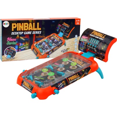 mamido Zručnostná hra Pinball s LED svetlami zvuky a tabuľkou skóre
