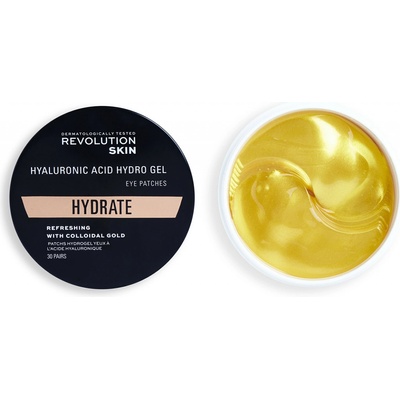 Makeup Revolution Skincare Gold Eye Hydrogel with Colloidal Gold očná maska 60 ks