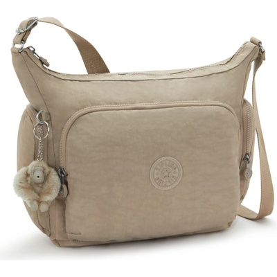 Kipling Velká crossbody kabelka GABB Soft Taupe 12 l