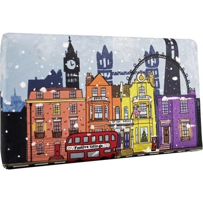 English Soap Company vánoční tuhé mýdlo zimní květy 190 g