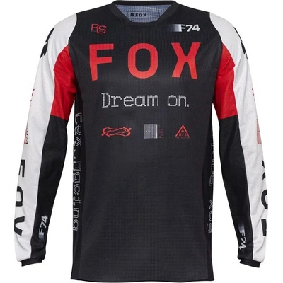 Fox Racing 180 Race Spec čierno-bielo-červený