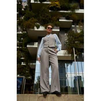 Moodo Сиви панталони с текстура Moodo Moodo | Siv | ЖЕНИ | XS