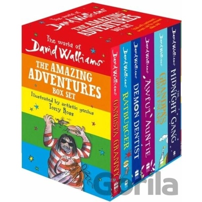 The Amazing Adventures Box Set : Gangsta Granny; Ratburger; Demon Dentist; Awful Auntie; Grandpas Great Escape; the Midnight Gang - David Walliams , Tony Ross ilustrátor