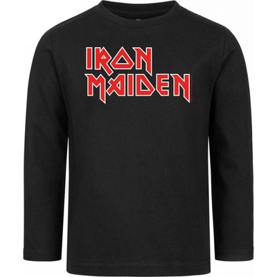 Metal-kids tričko metal Iron Maiden Logo čierna