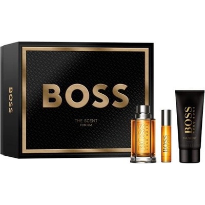 HUGO BOSS Boss The Scent EDT 100 ml + EDT 10 ml + sprchový gel 100 ml pro muže