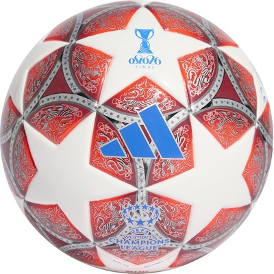 Adidas Футболна топка Adidas Womens UEFA Champions League Mini Football 2025 2026 - White/Red