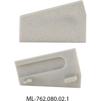 ML-762.080.02.1 Koncovka pro SD pravá, stříbrná barva, 1 ks
