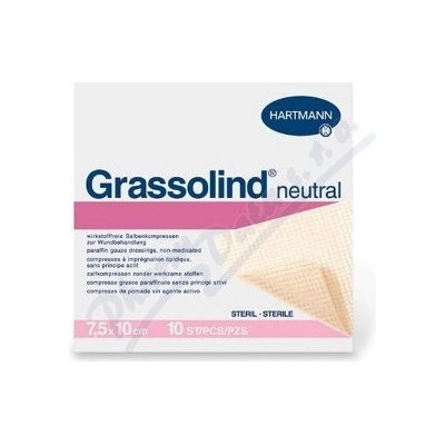 Grassolind Neutral Kompres sterilní 7,5 x 10 cm / 50 ks