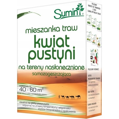 SUMIN Tráva 1kg na suchá místa, samostojná, KVĚT POUŠTĚ