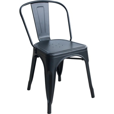 Mira-N Метален стол antique ЧЕРЕН МАТ (0195407)