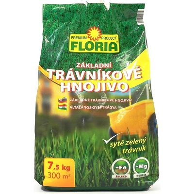 Agro FLORIA Trávníkové hnojivo s odpuzujícím účinkem proti krtkům 7,5kg