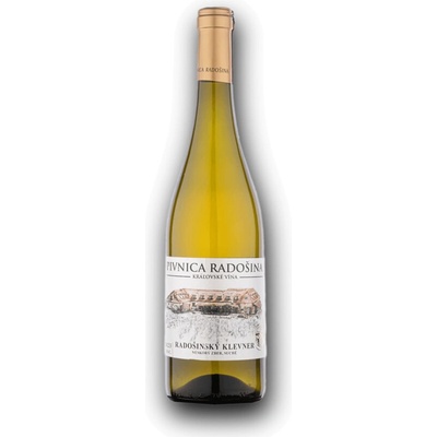 Pivnica Radošina Radošinský Klevner 2023 suché 13,5% 0,75 l (čistá fľaša)