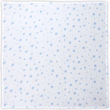Lorelli Памучна пелена Lorelli - 80 х 80 cm, син звезден дъжд (10340092304)