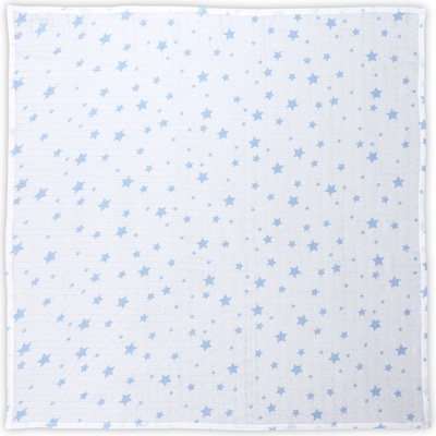 Lorelli Памучна пелена Lorelli - 80 х 80 cm, син звезден дъжд (10340092304)