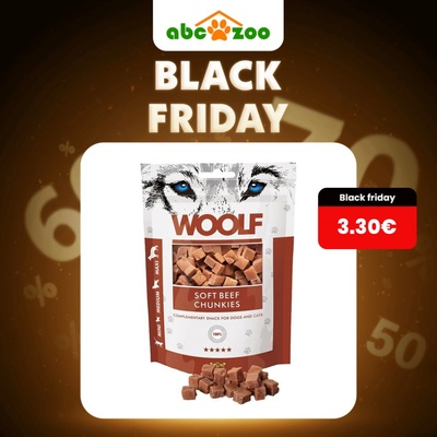 Woolf Beef Chunkies 100 g