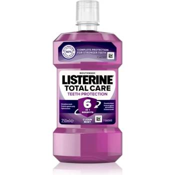 LISTERINE Total Care Teeth Protection вода за уста за цялостна грижа за зъбите и свеж дъх Clean Mint 250ml