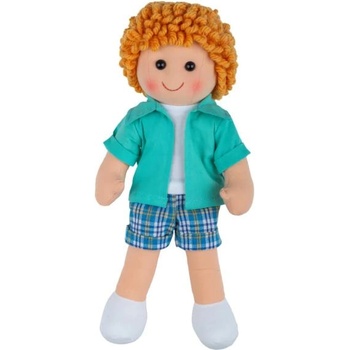 Bigjigs Toys Платнена кукла Jacob 28 см