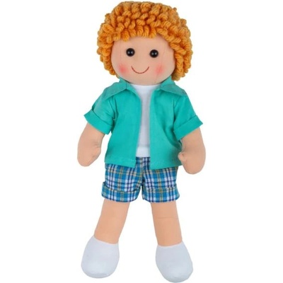 Bigjigs Toys Платнена кукла Jacob 28 см