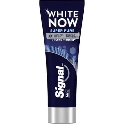 Signal White Now Super Pure избелваща паста за зъби 75 ml