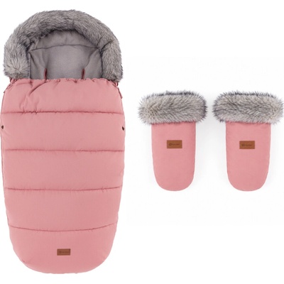 Petite&Mats Set zimný Comfy 4v1 Furry Old Rose