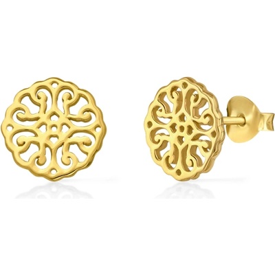 SAVICKI Обеци Savicki: позлатено сребро