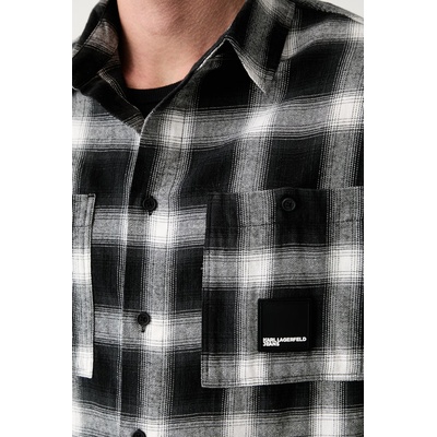Karl Lagerfeld Jeans риза мъжка от памук (B3M16025)